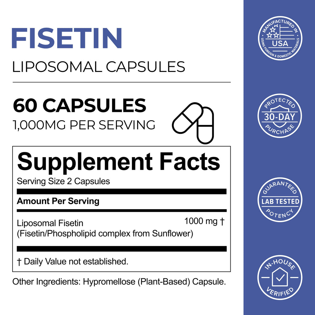 Liposomal Fisetin Capsules