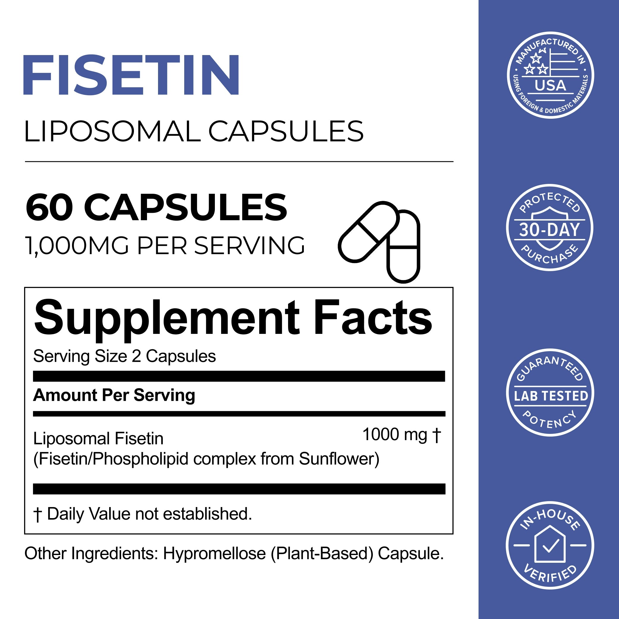 Liposomal Fisetin Capsules