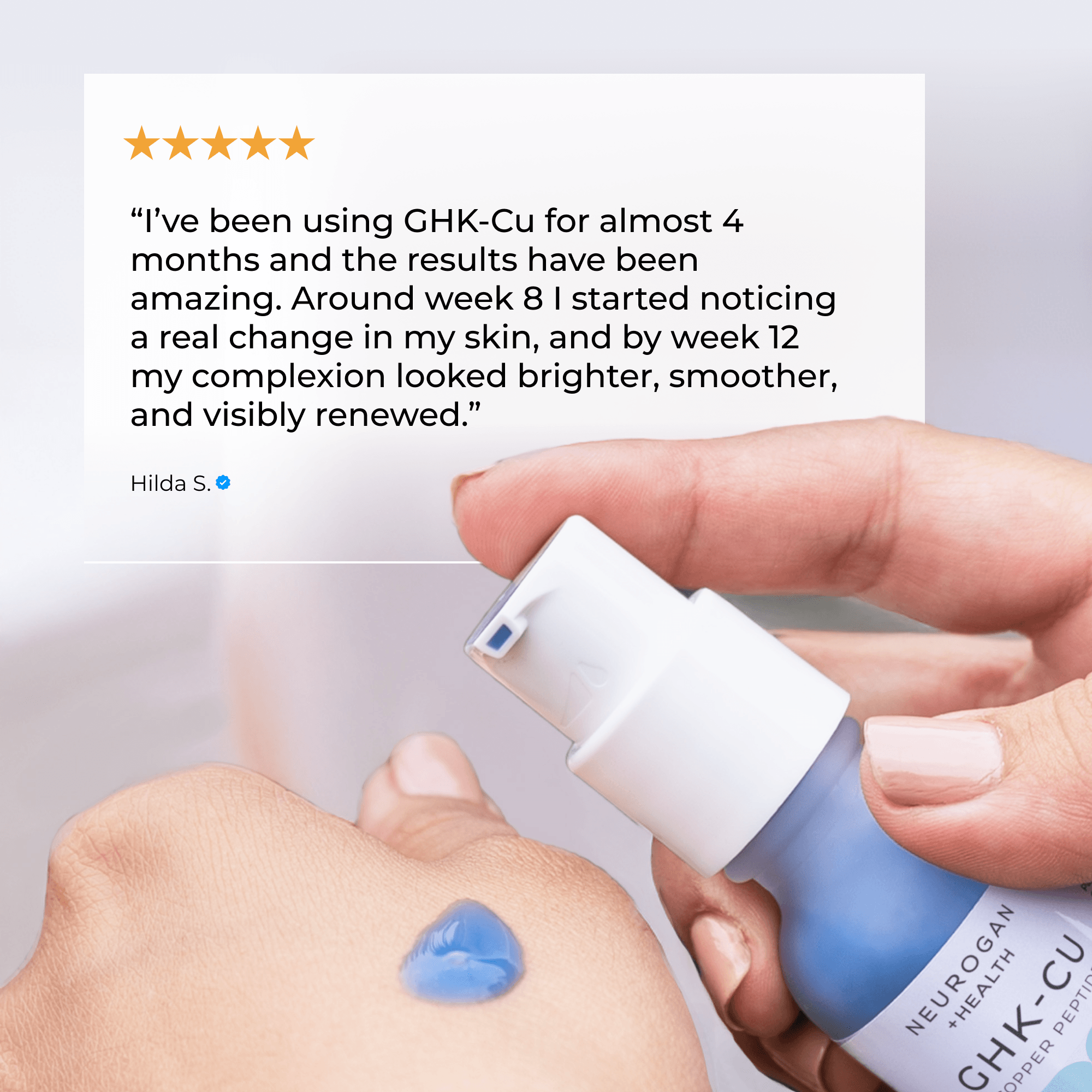 GHK-Cu Copper Peptide Face & Neck Serum
