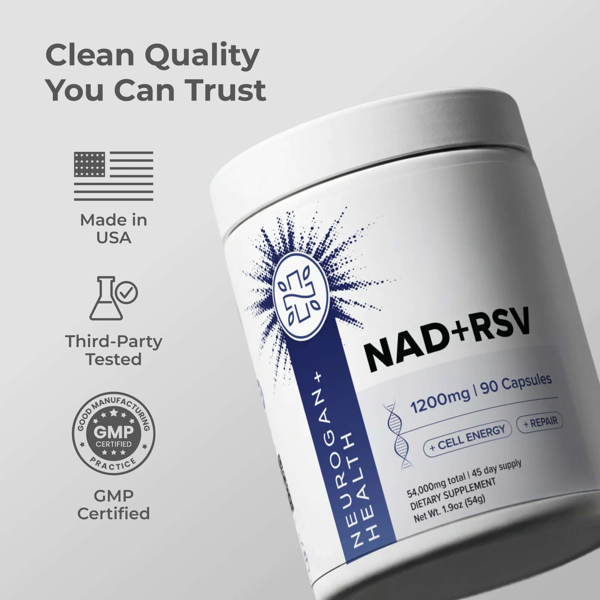 NAD + Resveratrol Capsules