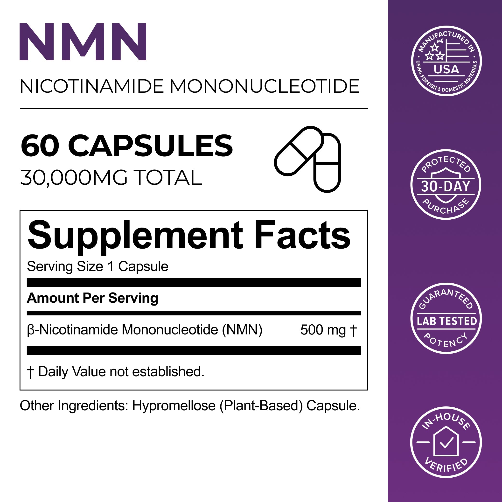 NMN Capsules 500MG