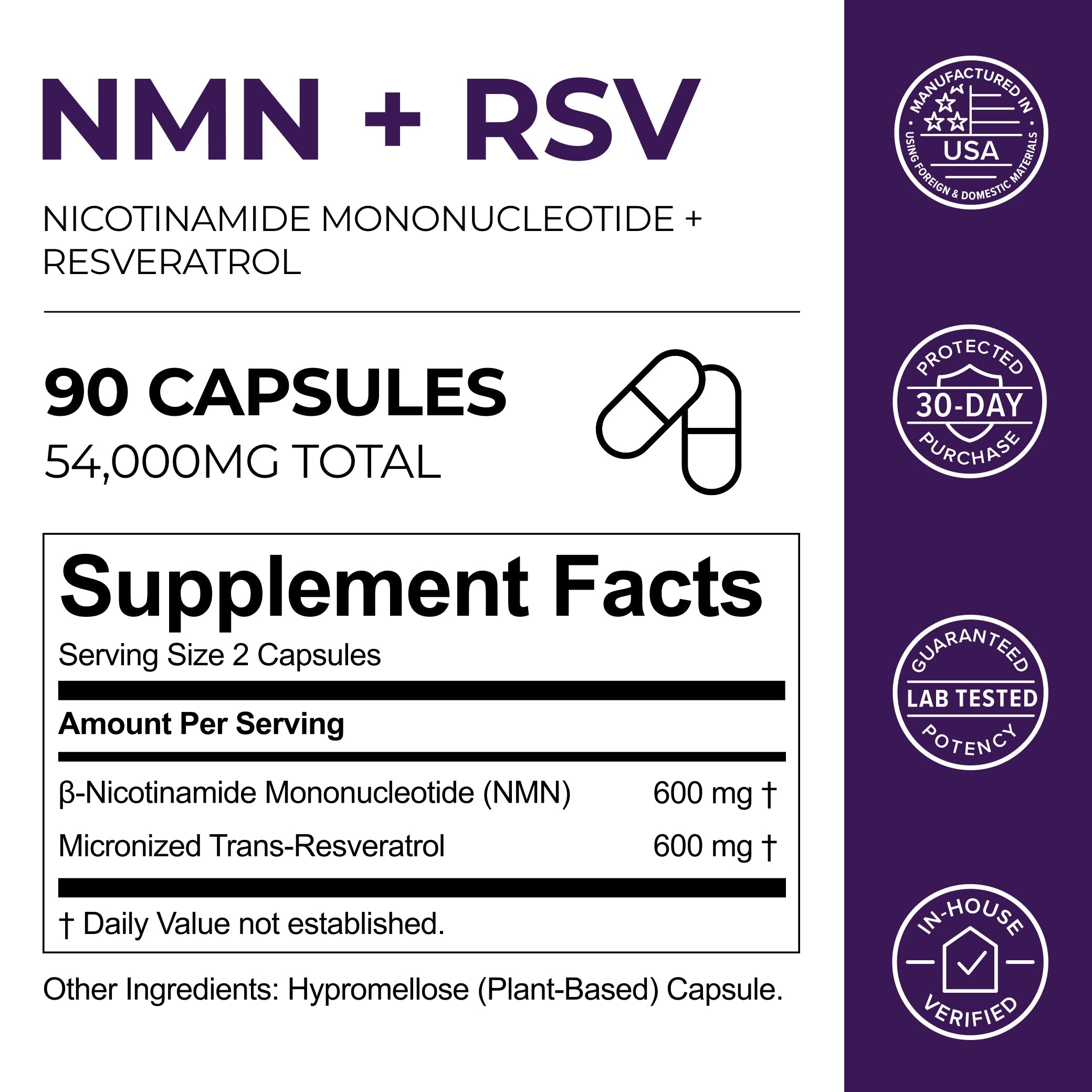 NMN + Resveratrol Capsules