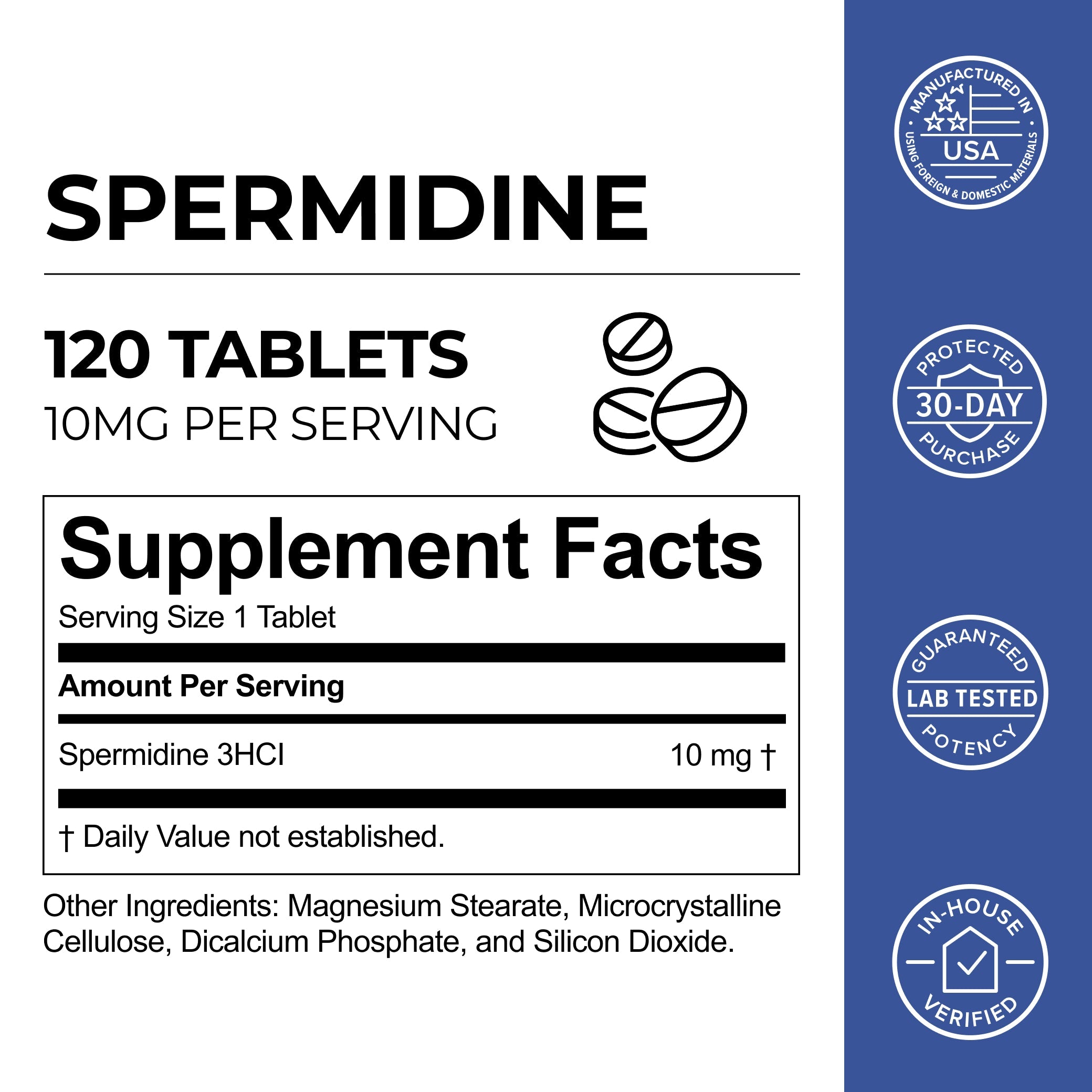 Spermidine Supplement Tablets